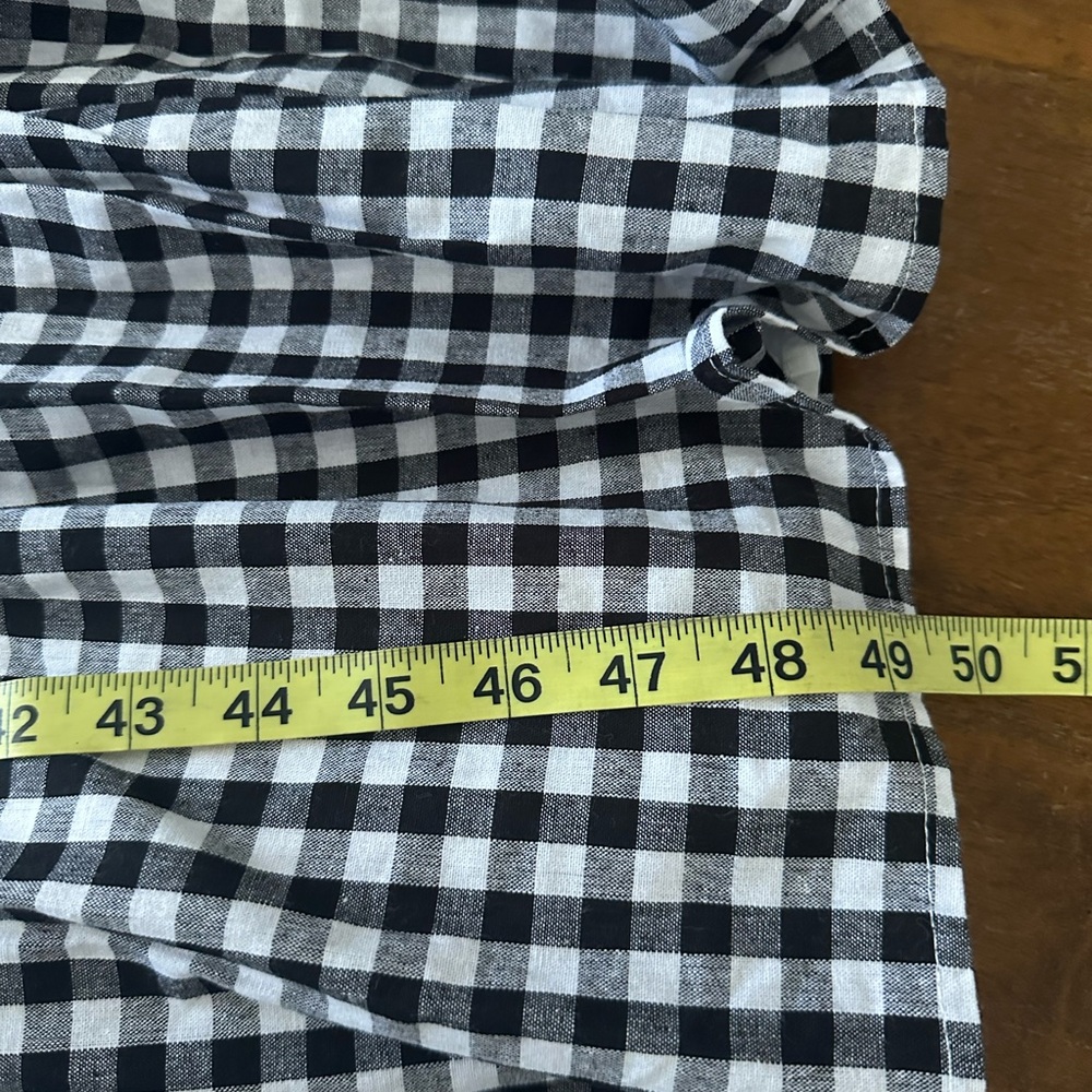 DISSH August Black and White Gingham Midi Dress ladies size 12 NWT - Picture 5 of 8